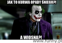 opady sniegu