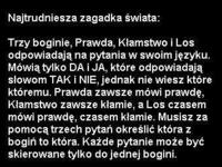 Najtrudniejsza zagadka świata! Dasz rade ją rozwiązać? Przekonaj się ;)