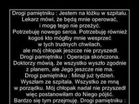 Poruszająca historia pewnej zakochanej pary... Przeczytaj do końca! :)