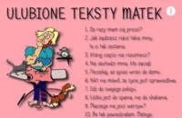 Ulubione teksty matek! haha 6 NAJLEPSZE