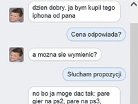 Młody chyba będzie szefem działu sprzedażowego w korpo :D ma chłopak żyłkę do interesu!