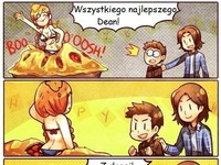 Chciałbyś na urodziny dostać panienkę wyskakującą z pizzy? XD On chyba nie zrozumiał XD