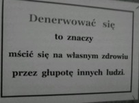 denerwować się