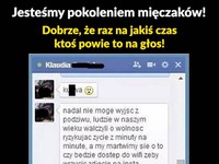 Ten koleś napisał coś bardzo ważnego na fejsie! ZOBACZ czy też się z  tym zgadzasz!