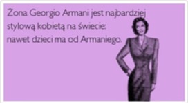 Żona Armaniego