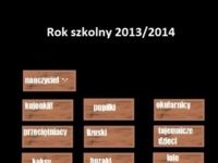 Rok szkolny 2013/2014