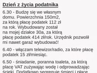 Przepięknie życiowo opowiedziany dzień z życia podatnika - czyli każdego z nas :D