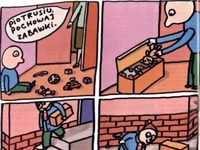 Piotruś nie bawił się w domysły :D Swoja drogą - trochę creepy :O