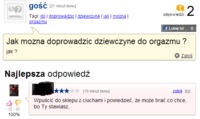 Zapytał o doprowadzenie dziewczyny do orgazmu, ZOBACZ co mu podpowiedzieli, haha