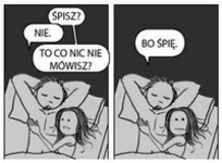 przecież śpię