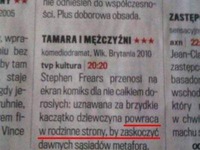 Opis w gazecie
