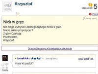 Nie ma pomysłu na fajny nick w grze! :D