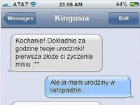 Kochanie... XD i ta reakcja faceta! :D