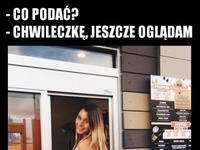 co podać?