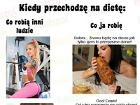 Kiedy przechodzę na dietę :D