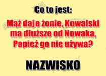 ZAGADKA! Wiesz juz co to jest. HAHAHA!