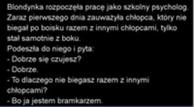 Blondynka rozpoczęła prace jako szkolny psycholog! :)