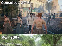 Konsole w 2014 VS pc 2007, widać różnicę? :D