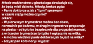 Kawały - młode małżeństwo u ginekologa :)