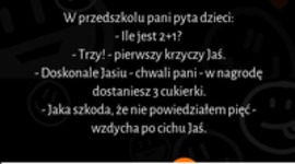 W przedszkolu pani pyta dzieci Ile jest 2+1? :D