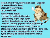 Weterynarz nie wiedział o co chodzi, a facet na to... LOL! XD