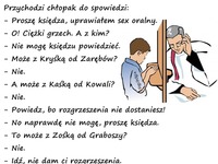 Przychodzi chłopak do spowiedzi! Ale go załatwił :D