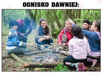 Ognisko dawniej i dziś