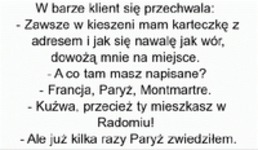 Jak wrócić bezpiecznie do domu po poijawie. Ten facet wiedział!