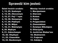 Sprawdź kim jesteś!