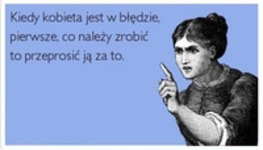 Kiedy kobieta jest w błędzie