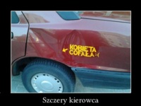 KOBIETA COFAŁA! :(