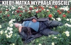 matka wyprała