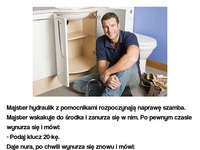 Majster hydraulik z pomocnikami rozpoczynają naprawę szamba. Ale im powiedział ! Hahaha xD