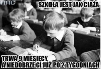 Szkola jest jak ciąża