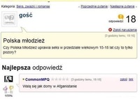 Czy młodzież uprawia seks w wieku 15-18 czy to tylko pozory? :D