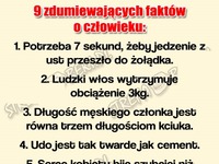 Zdumiewające FAKTY o człowieku!