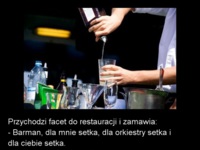 Przychodzi facet do restauracji i zamawia alkohol dla wszystkich! ZOBACZ jak to się skończyło dobre! :D