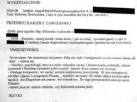 Zabawne CV! Zobacz co wpisał w przebiegu kariery, umiejętnościach i zainteresowaniach ;D