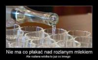 Rozlana wódka
