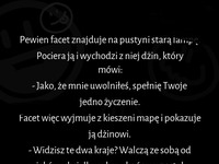 Haha najlepszy kawał z dżinem, jaki słyszałeś. Czasem niemożliwe wydaje się możliwe ;)