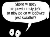 Skoro w nocy nie powinno sie jeść