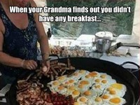 babciu nie jadłem śniadania