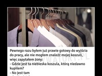 Prawdziwa historia pewnego małżeństwa i szafy XD u ciebie w sypialni pewnie to samo XD