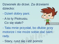 Facet wysłał syna do sąsiada po pomoc! DOBRE!