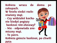 Kobieta wraca do domu po zakupach... LOL XD