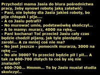 jasio szuka pracy