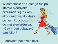 Pilot znał sposób na blondynki! HAHA DOBRE!