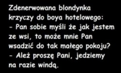 Blondynka nieco się zagubiła XD Zobacz co myślała!