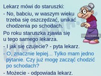 Babcia dostała od lekarza zakaz chodzenia po schodach ale wymysliła coś lepszego XD