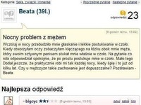 nocny problem z mężem